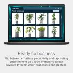 Dell 16 Laptop DC16250-16 FHD+ 16:10 (1920x1200) Intel Core 5 Series 1 Processor, Intel UHD Graphics, 16GB RAM, 512GB SSD, Windows 11 Home, Backlit UK Keyboard, Fingerprint Reader – Carbon Black