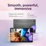 Lenovo Idea Tab - Display 11" 2.5K (2560x1600) 90Hz, Processor Mediatek Dimenity 6300, RAM 8GB, Memory 128GB, WiFi 5, Tablet Android 15, Tab Pen + Folio Case included - Luna Grey