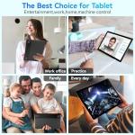 MUISOO Android 15 Tablet, 10 Inch Tablet, 20GB RAM+64GB ROM (TF 1TB), 5000mAh, 1280 * 800 HD, WiFi 6, Bluetooth 5.4, Dual Cameras, Dual Speakers, Black