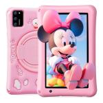 Kids Tablet 7 Inch Android 13 Octa-Core, 8GB+64GB, 5800mAh Battery, 5+8MP Dual Camera, Parental Control, WiFi, Bluetooth, Shockproof Silicone Case - GMS Certified, Educational Apps​ (Pink)