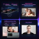 FLYCOAY 14 Inch Tablet Android 15 Gaming Tablet 36GB+512GB/TF 2TB, Octa-Core, 11580mAh, 4-speaker, 13MP Camera, Large Screen with Dual SIM 4G LTE/5G WiFi/GPS/13MP/Case/Stylus/Earphone-Gray