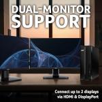 acer Aspire XC-1710 Tower Desktop - Intel i3 N305, 8GB, 256GB SSD, Integrated Graphics, Windows 11, Black