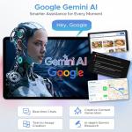 DOOGEE Tab A9 Android 16 Tablet 10 Inch(2026), Gemini AI Android Tablets, Unisoc T310 12GB RAM 64GB ROM(TF 2TB), 6580 mAh Battery, 5G WiFi|Dual Speaker|AI Camera|Type-C|GMS|BT|Face ID|3.5mm Jack-Blue