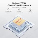 DOOGEE Tab A9 Android 16 Tablet 10 Inch(2026), Gemini AI Android Tablets, Unisoc T310 12GB RAM 64GB ROM(TF 2TB), 6580 mAh Battery, 5G WiFi|Dual Speaker|AI Camera|Type-C|GMS|BT|Face ID|3.5mm Jack-Blue