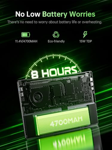 Tivique 2026 Gaming Laptop - 15.6 Inch FHD with Ryzen 5 7430U Processor up to 4.3GHz (Beat R5 7520U) - 16GB RAM DDR4x2 512GB M.2 SSD with 11 Pro, BT5.2, USB3.2,Type-C,Privacy, 65W Fast Adapter, WiFi 6