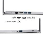 acer Aspire 3 A315-59 Laptop - Intel Core i5-1235U, 8GB, 256GB SSD, Integrated Graphics, 15.6" Full HD, Windows 11, Silver