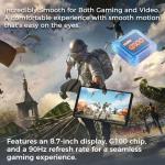 RebotAi Tablet 8.7 inch Android 15 Tablet with Gemini AI, 18GB (6GB+12GB) RAM+128GB ROM, 1340 * 800 HD|Widevine L1|5G WiFi|90Hz IPS Screen|5000 mAh|5MP+13MP Camera