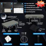 ASUS Vivobook 16" WUXGA Laptop, Intel Core i7-1355U, 16GB RAM, 2TB Storage(1TB SSD+1TB Docking Station Set), Iris Xe Graphics, Backlit Keyboard, Number Pad, Fingerprint, Webcam, Win 11, Black