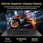 ASUS Vivobook 16" WUXGA Laptop, Intel Core i7-1355U, 16GB RAM, 2TB Storage(1TB SSD+1TB Docking Station Set), Iris Xe Graphics, Backlit Keyboard, Number Pad, Fingerprint, Webcam, Win 11, Black