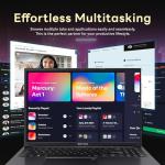 ASUS Vivobook 16" WUXGA Laptop, Intel Core i7-1355U, 16GB RAM, 2TB Storage(1TB SSD+1TB Docking Station Set), Iris Xe Graphics, Backlit Keyboard, Number Pad, Fingerprint, Webcam, Win 11, Black