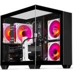 LXZ Gaming PC Desktop Computer, Core i7-13700F, Ge Force RTX 5060 8GB, 32GB DDR5 RAM, 1TB NVME SSD, WiFi 6, 850W PSU, ARGB Lighting, 3x DP & HDMI