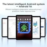 Tablet 10 Inch,Android 16 Tablet,GEMINI AI 2.0 Android tablets|12GB RAM+128GB ROM(TF 2TB)|5G WiFi|120Hz|6000mAh Fast Charging|1080P HD|Bluetooth 5.0|Smart Lens|GPS|2-Year Warranty-Grey