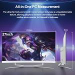 SUKOTOP 27 inch All-in-One Computer Curved FHD Display, All-in-One PC 16GB RAM 512GB ROM SSD Core i7 7700HQ Dual-Band WiFi Bluetooth5.0 with Mouse and Wired Keyboard