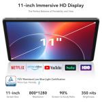 Tablet 10 Inch,Android 16 Tablet,GEMINI AI 2.0 Android tablets|12GB RAM+128GB ROM(TF 2TB)|5G WiFi|120Hz|6000mAh Fast Charging|1080P HD|Bluetooth 5.0|Smart Lens|GPS|2-Year Warranty-Grey