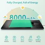 Tablet 2025 Android 16 Tablet with Gemini AI 2.0, 11 Inch FHD Display, 24GB RAM 128GB ROM /2TB TF, T615 CPU, 13MP AI Camera, 8000mAh, 5GWIFI, Widevine L1, 2 in 1 Tablets with Keyboard Mouse Stylus