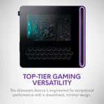 Alienware Aurora Gaming Desktop ACT1250 – Intel Core Ultra 7 265F, Nvidia GeForce RTX 5060 Ti, 16GB DDR5, 1TB SSD, Air Cooling, Windows 11 Home, USB-C, Clear Side Panel, 500W PSU – Basalt Black