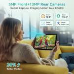 Tablet 2025 Android 16 Tablet with Gemini AI 2.0, 11 Inch FHD Display, 24GB RAM 128GB ROM /2TB TF, T615 CPU, 13MP AI Camera, 8000mAh, 5GWIFI, Widevine L1, 2 in 1 Tablets with Keyboard Mouse Stylus