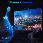 All-in-One PC Touch screen Quad-Core N95(Up to 3.4Ghz) 16GB RAM 512GB SSD,23.8 inch PC All-in-One Desktop Computer Touchscreen with Pop-up Webcam Dual Band WiFi Blutooth 5.3 Wired Mouse and Keyboard.