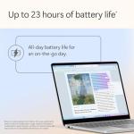 Microsoft Surface Laptop | Copilot+ PC | 13” LCD Touchscreen | Snapdragon® X Plus | 16GB Memory | 512GB SSD | Latest Model, 1st Edition | Platinum