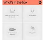 HP 24-cr0037na 23.8" All-In-One Desktop PC | AMD Ryzen 7 | 16GB RAM | 1TB SSD | Dual 2W Speakers | Full HD Webcam | Full HD IPS Display | 99% sRGB | Windows 11 Home | White