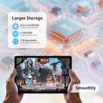 LINROM Android 15 11 Inch Tablet, 36GB RAM+512GB ROM, INCELL 2000 * 1200, 4G SIM LTE+5G WiFi, Octa Core 2GHz,13MP+8MP, WidevineL1/9580mAh/BT5.0/OTG/GPS-Tablet with keyboard (Gray)