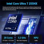 msi Vector 16 HX AI Gaming Laptop | 16" QHD+ IPS 240Hz | Intel Core Ultra 7 255HX | 32GB DDR5 1TB SSD | GeForce RTX 5070 Ti (Up to 992 AI Tops) | RGB Backlit Thunderbolt 5 Win11 Pro w/DLCA Accessory