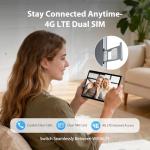 LINROM Android 15 11 Inch Tablet, 36GB RAM+512GB ROM, INCELL 2000 * 1200, 4G SIM LTE+5G WiFi, Octa Core 2GHz,13MP+8MP, WidevineL1/9580mAh/BT5.0/OTG/GPS-Tablet with keyboard (Gray)