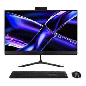 acer Aspire C24-B All-in-One Desktop PC 23.8 Inch Full HD 120Hz Intel N150 Quad Core 8GB RAM 256GB SSD Windows 11 Home WiFi 6 - Black - DQ.BPGEK.006