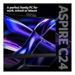 acer Aspire C24-B All-in-One Desktop PC 23.8 Inch Full HD 120Hz Intel N150 Quad Core 8GB RAM 256GB SSD Windows 11 Home WiFi 6 - Black - DQ.BPGEK.006