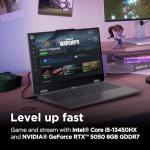 Lenovo LOQ Essential | 15 inch Full HD Gaming Laptop | Intel Core i5-13450HX | 16GB RAM | 1TB SSD | NVIDIA GeForce RTX 5050 | Windows 11 Home | Luna Grey