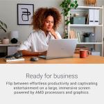 Dell 16 Laptop DC16256 Copilot+ PC 16-Inch 2K (1920x1200), AMD Ryzen AI 7 350, AMD Radeon Graphics, 32GB DDR5 RAM, 1TB SSD, Windows 11 Home, Fingerprint Reader, UK Qwerty Backlit Keyboard, Silver