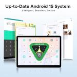 DOOGEE Tab E3 Max 14 Inch Tablet Android 15 Gaming Tablet 13500mAh Large Battery MTK G100 Octa-Core 32GB RAM+256GB ROM (2TB TF), 2.1K (2160 * 1440) Display 16MP+2MP+8MP 4G LTE/5G WLAN/GPS/GMS - Blue