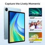 DOOGEE Tab E3 Max 14 Inch Tablet Android 15 Gaming Tablet 13500mAh Large Battery MTK G100 Octa-Core 32GB RAM+256GB ROM (2TB TF), 2.1K (2160 * 1440) Display 16MP+2MP+8MP 4G LTE/5G WLAN/GPS/GMS - Blue