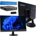Lenovo 27" All-in-One Computer | i7-8700T | 16GB RAM | Crucial 1TB SSD | Wi-Fi/Bluetooth | Windows 11 Pro + Office 2021 | Full PC Plug and Play