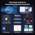 GAMORZE 14 Inch Tablet Android 16 Octa-Core 4G LTE/5G WiFi/13500mAh Battery/Widevine L1/2K INCELL FHD Android Tablets 36GB RAM+512GB ROM (2TB TF), Gaming Tablet with Keyboard, Gray