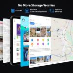 GAMORZE 14 Inch Tablet Android 16 Octa-Core 4G LTE/5G WiFi/13500mAh Battery/Widevine L1/2K INCELL FHD Android Tablets 36GB RAM+512GB ROM (2TB TF), Gaming Tablet with Keyboard, Gray