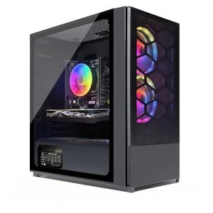 STGsivir Gaming PC, Gaming Computer Desktop Tower, Intel Core i7 8th up to 4.1GHz, 32GB DDR4 RAM, 1TB SSD, WIFI 6, BT 5.0, RGB Fan x2, Windows11 Pro