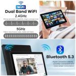 Gleeso Tablet 10 Inch Android 15 Octa-Core, Android Tablet 20GB+64GB+1TB TF, Face ID&OTG, Android Tablets 10 Inch with IPS Display Widevine L1, 5000mAh/ 5G WiFi/BT5.3/8MP+5MP -Black