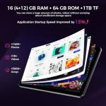 RebotAi 2026 Tablet 10.1inch Android 15 with Gemini AI, 16GB RAM + 64GB ROM, GMS Widevine L1, WiFi 6 & BT 5.2, 1280 * 800 HD, 5000 mAh Tablet