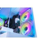 ADMI Gaming PC - AMD Ryzen 7 5700X - NVIDIA RTX 5060 8GB GDDR7 - DDR4 16GB - NVMe 1TB - WIFI - Charger RGB Case (White) - Windows 11