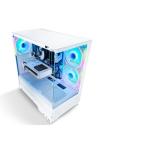 ADMI Gaming PC - AMD Ryzen 7 5700X - NVIDIA RTX 5060 8GB GDDR7 - DDR4 16GB - NVMe 1TB - WIFI - Charger RGB Case (White) - Windows 11