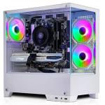 ADMI Gaming PC - AMD Ryzen 7 5700X - NVIDIA RTX 5060 8GB GDDR7 - DDR4 16GB - NVMe 1TB - WIFI - Charger RGB Case (White) - Windows 11