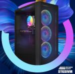STGsivir Gaming PC, Gaming Computer Desktop Tower, AMD Ryzen 7 5700G up to 4.6GHz, Radeon Vega 8 Integrated Graphics, 32GB DDR4 RAM, 1TB SSD, WIFI 6, BT5.0, RGB fan x3, Windows11 Pro
