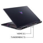 acer Predator Helios 18 AI PH18-73 Gaming Laptop - Intel Core Ultra 9 275HX, 32GB, 1TB Gen5 SSD, NVIDIA GeForce RTX 5080, 18" WQXGA 250Hz Mini LED, Windows 11, Black