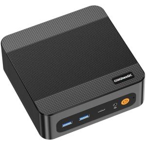 origimagic N4 Mini PC Ryzen 9 6900HX (8C/16T, up to 4,9 GHz), Mini Gaming Desktop PC, 32GB LPDDR5, 1TB SSD, W11 pro/WiFi 6E/BT5.3/Dual LAN/4K UHD/Triple Display/PC for Home, Office