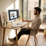 STGsivir All-in-one PC Desktop Computer, 24" FHD Display, Core i5 up to 3.6GHz, 16GB RAM, 512GB SSD, WiFi, Bluetooth 5.0, Windows11 Pro, White, for Office & Entertainment