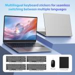 DEEMWOLF 15.6-inch Laptop,16GB DDR4 512GB SSD TF 1TB, N95 (up to 3.4 GHz), 5000 mAh, Win 11, 1920x1080 FHD, WiFi 5, USB 3.0, Gaming Computer Notebook, Full Backlit Keyboard,Silver