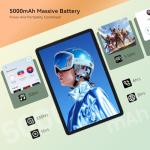 KINGRID Tablet, 2026 Lastest Android 16, 10.1 Inch 2 in 1 Tablet Bundle, 24GB RAM 256GB ROM /2TB TF, T615 Octa-Core AI Tablets, with Keyboard, Mouse, Case, Stylus, 5G WiFi, 5000mAh, Dual Camera, GPS