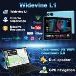 YESTEL Tablet 10 Inch Android 15 with Gemini AI, 30GB RAM + 2TB Expansion ROM, Widevine L1, Octa-Core, 5G WiFi, GPS, FHD IPS, BT5.0, 6000mAh, 2 in 1 Tablet with Keyboard + Mouse, Blue