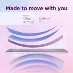 Lenovo Idea Tab Plus Android Tablet | 12.1 inch 2.5K (2560x1600) Display | MediaTek Dimensity 6400 | 8 GB RAM | 256 GB UFS 2.2 | Wi-Fi 5 | Luna Grey |Tab Pen + Folio Case